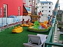 Игровая зона дети, площадка, бассейн, качели, шезлонг