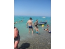 Пляж в Лазаревском море, лети, небо, пляж