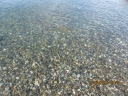 Прозрачная вода в море. галька, пляж, море, вода