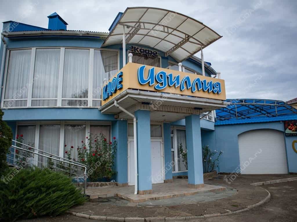 Кафе Идиллия в Джубге, внешний вид, вход